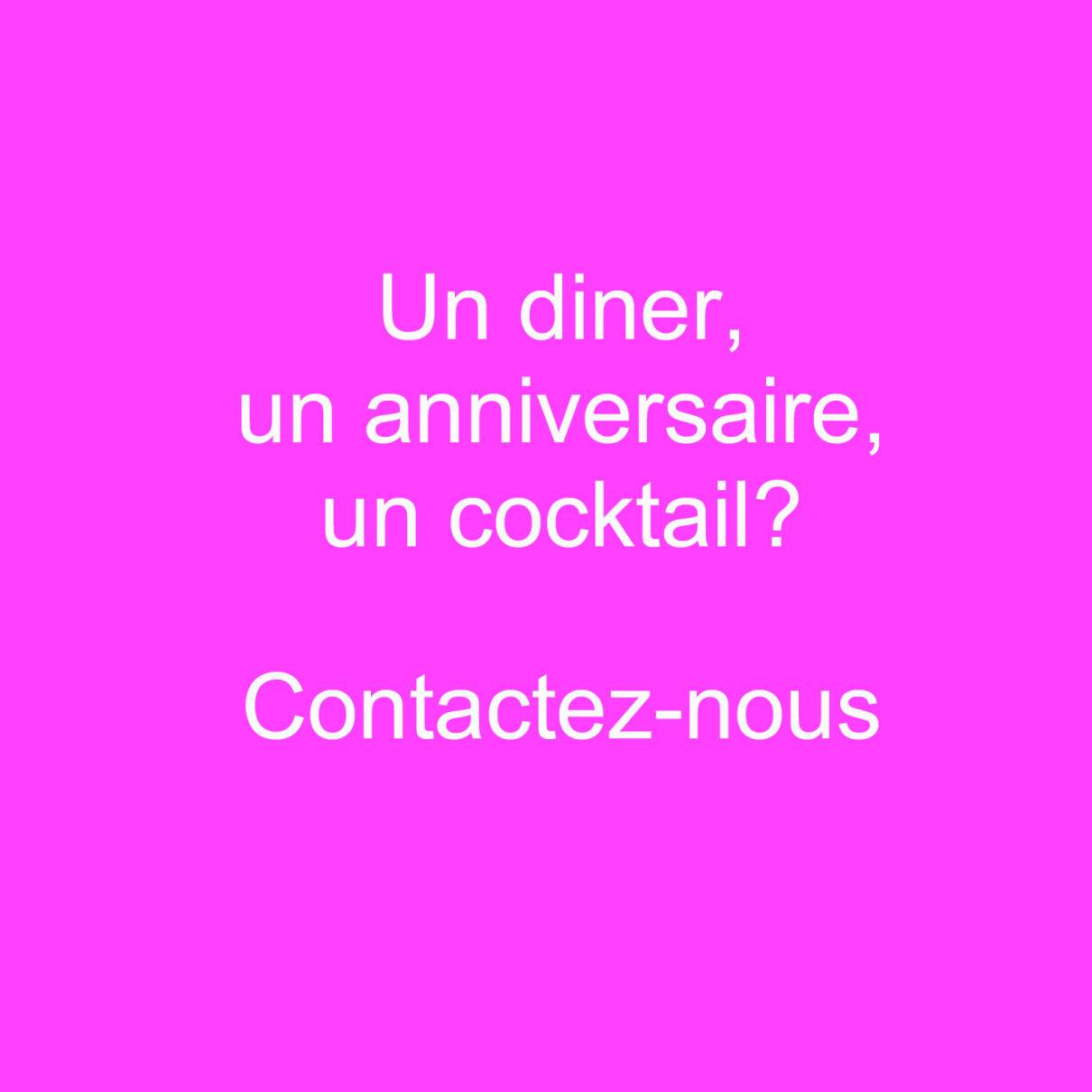 anniversaire, apéritif dinatoire contact