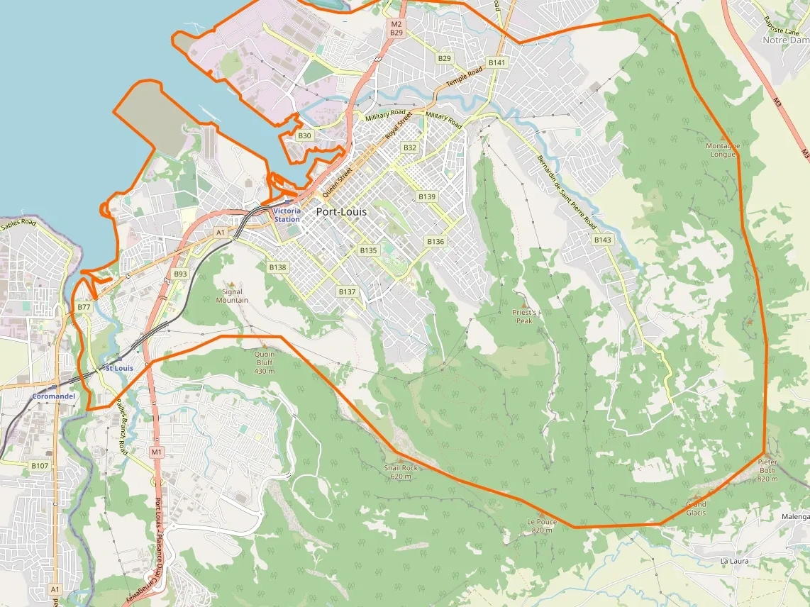 map Port louis